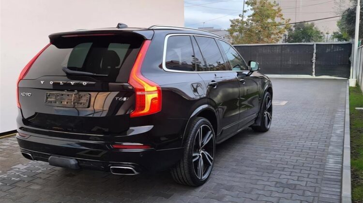 Volvo XC90 T6 R-Design 2017, Black SUV Sport